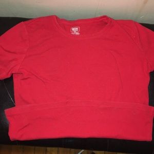 Plain red T-shirt